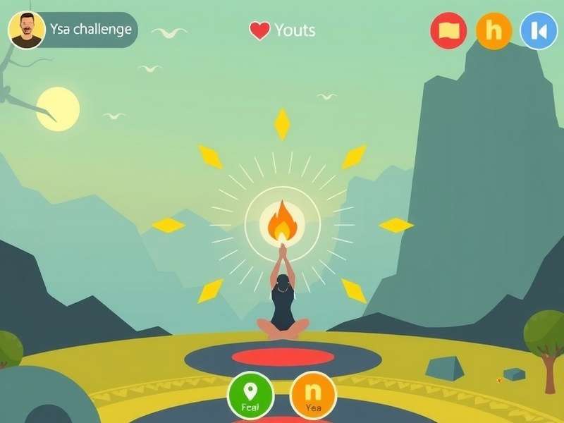 Om Calm Explorers gameplay screenshot showing spiritual journey